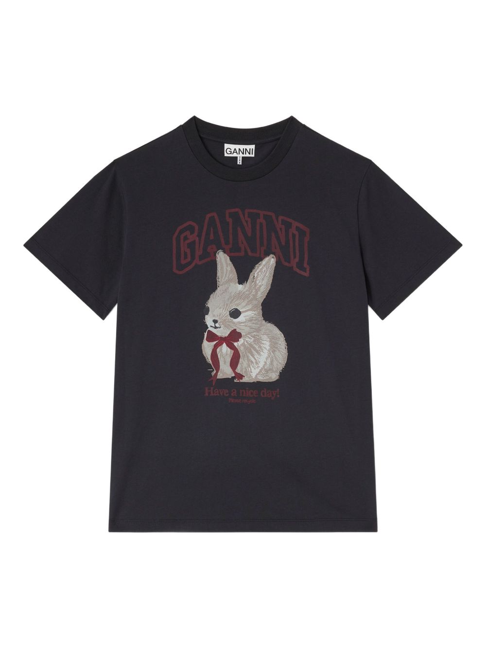 Ganni T-shirts and Polos - Blacks and greys | c4d6c0e1434ce87b0aa7e9623c50fa5e85f94e69