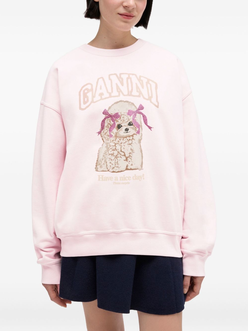 Ganni Sweaters - Light and natural | 2323e594f4c65c24e9b53f366245045445175597