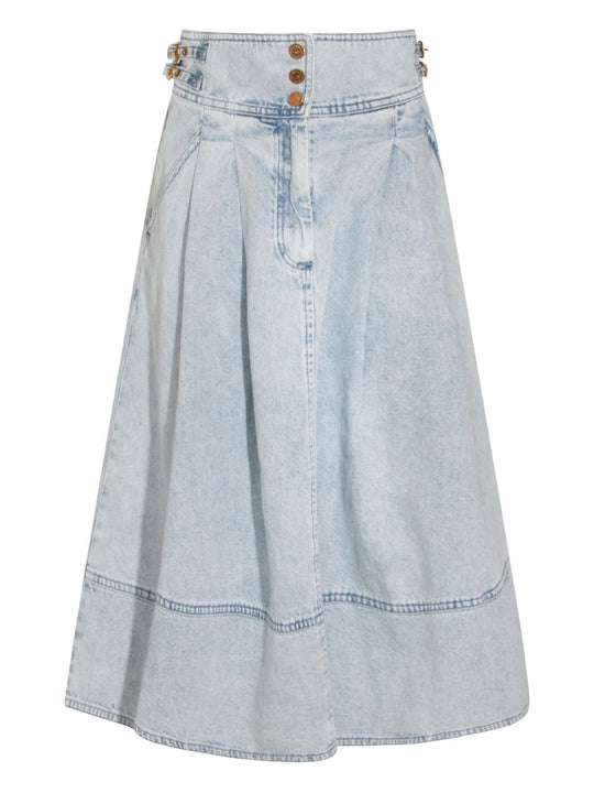 Denim Maxi Skirt