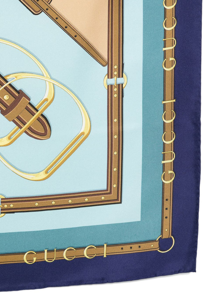 Gucci Scarfs - Blue and green | 879f863c87e69861cc53ecadf6a48489eaa64051