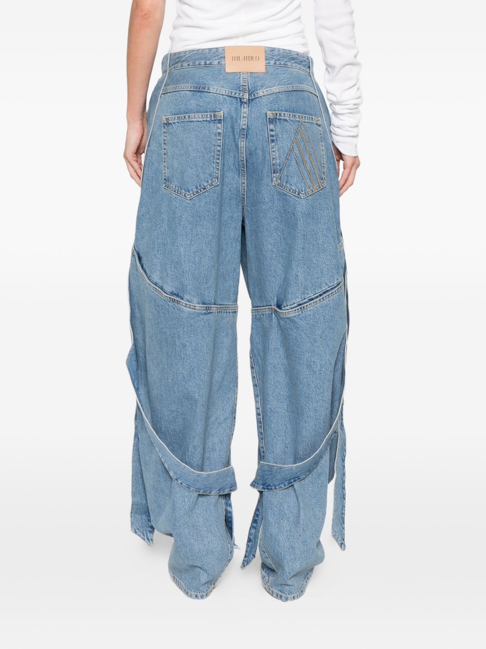 The Attico Jeans - Blue and green | 46ce98781bda389334dffd25de2c84e610b9d26e