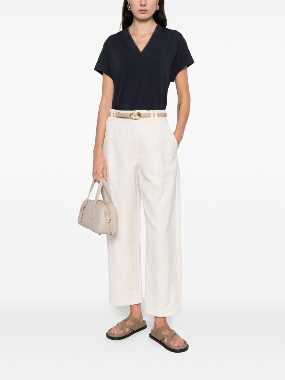 Brunello Cucinelli T-shirts and Polos - Blue and green | 1ee0cffe57db6c612c0783530855645af9db8852