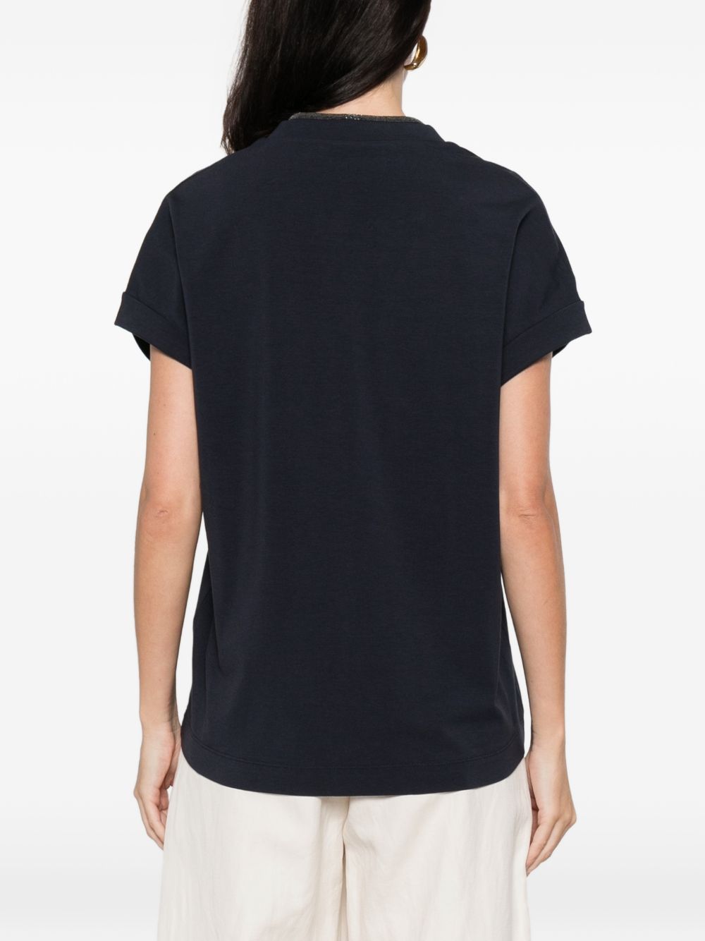 Brunello Cucinelli T-shirts and Polos - Blue and green | c5d481cb5e41fab316a1bf8137a5feb94908604b