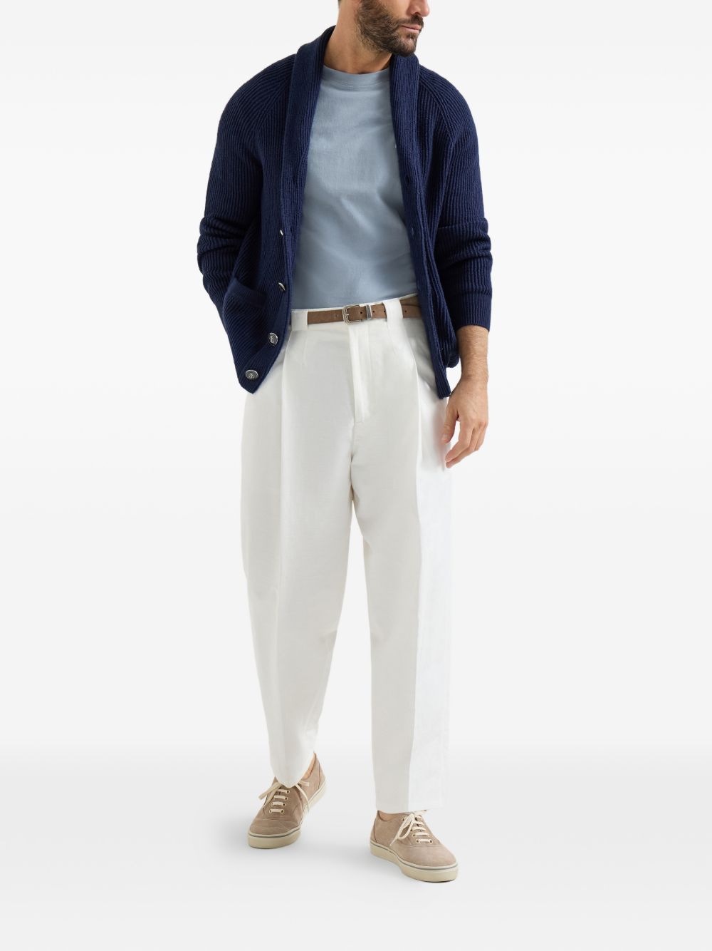 Brunello Cucinelli T-shirts and Polos - Blue and green | bcb78453ea3d850e6a681810b4cf74de45cc8779