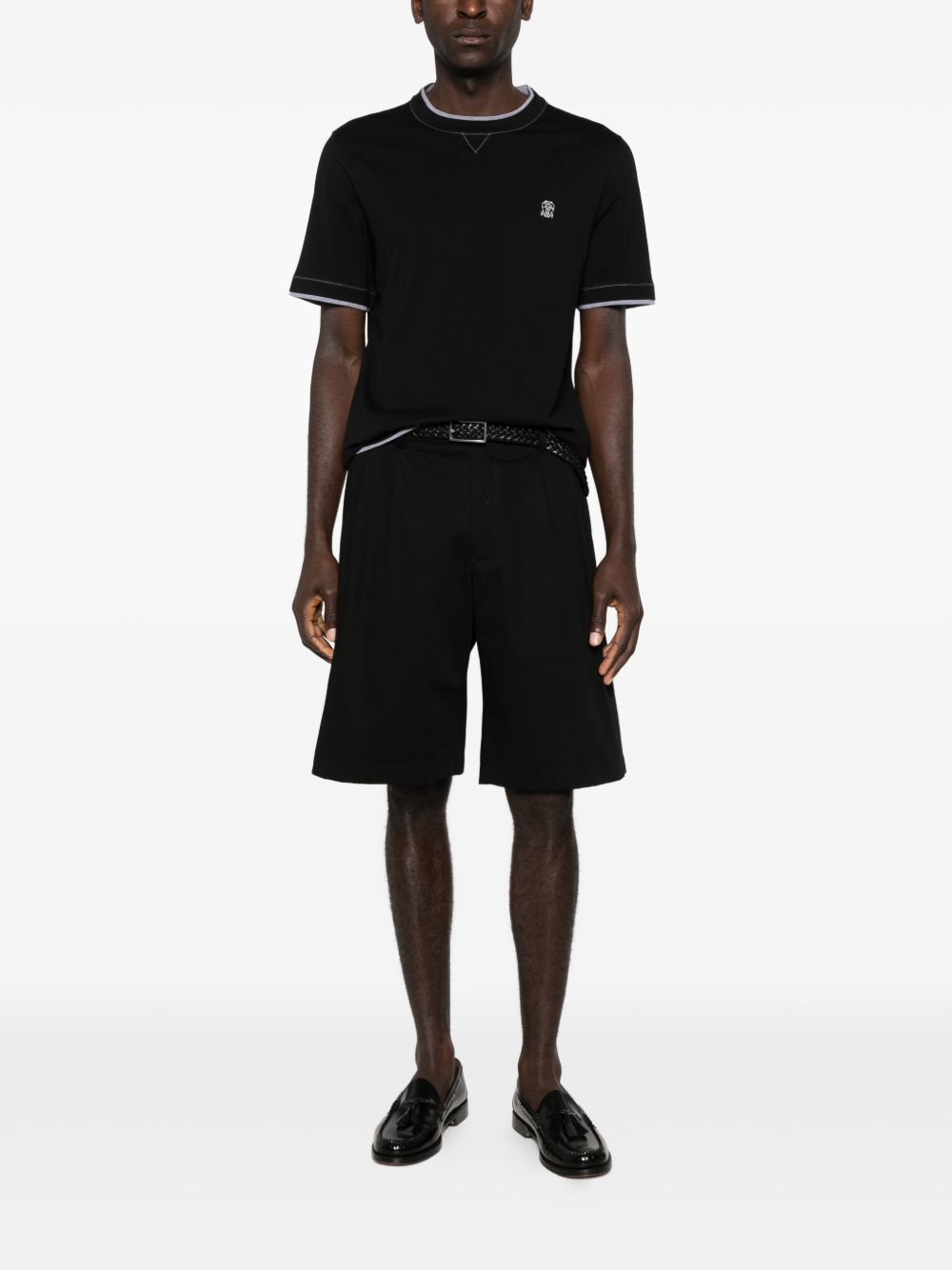 Brunello Cucinelli T-shirts and Polos - Blacks and greys | e36b732c2ba68905cfe16ca71d0f9385807f332e