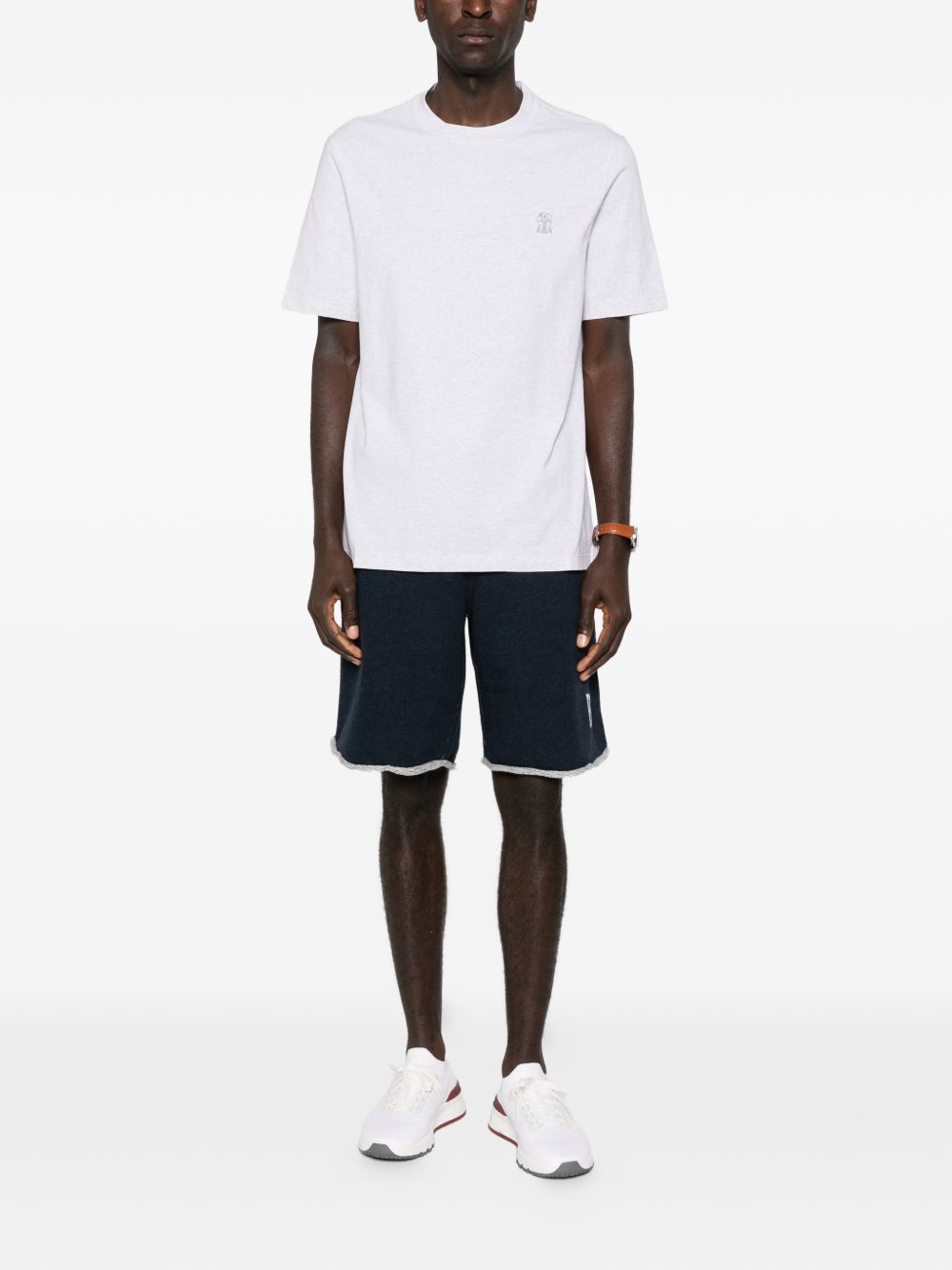 Brunello Cucinelli T-shirts and Polos - Blacks and greys | 60721c719e6c04357e8f0e63bc3286334cee7b1d