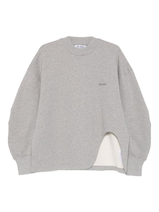 Asymmetric Cotton Sweatshirt