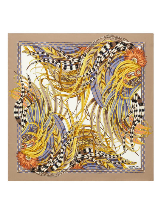 Printed Silk Foulard