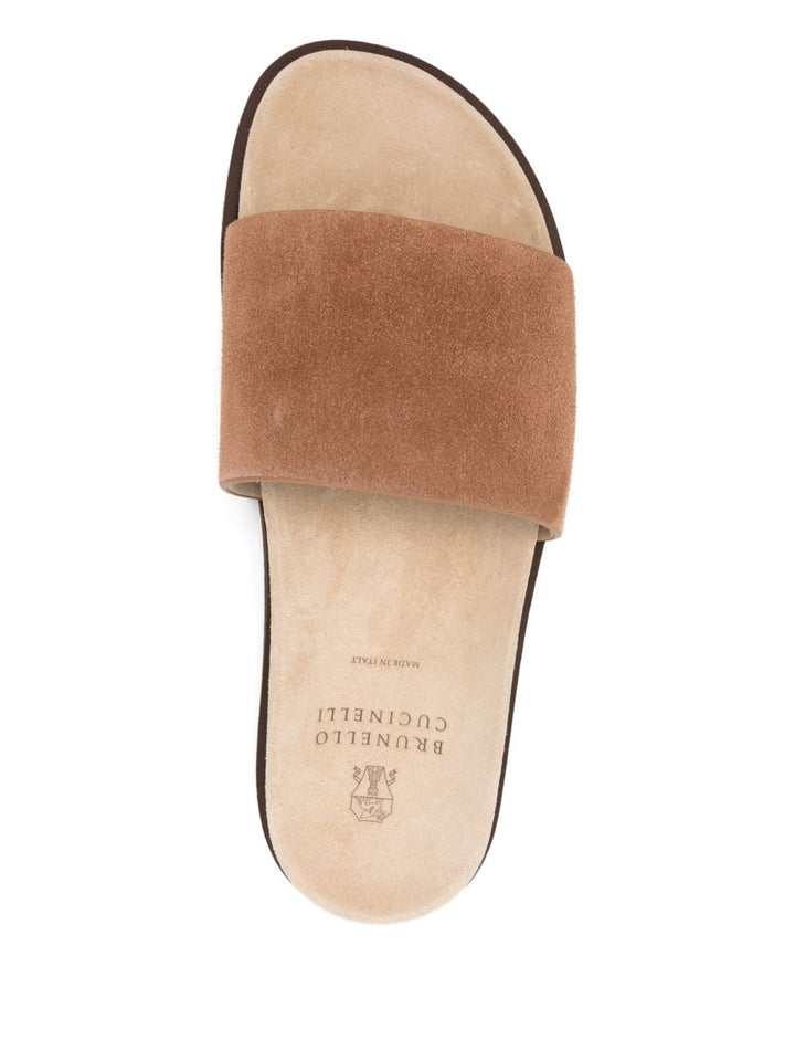 Brunello Cucinelli Sandals - Marrone | 2fc992fb9295fba6b66bdc9b86bfa07594243565