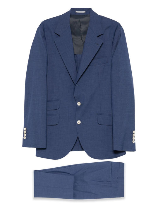 Wool Single-Breasted Suit
