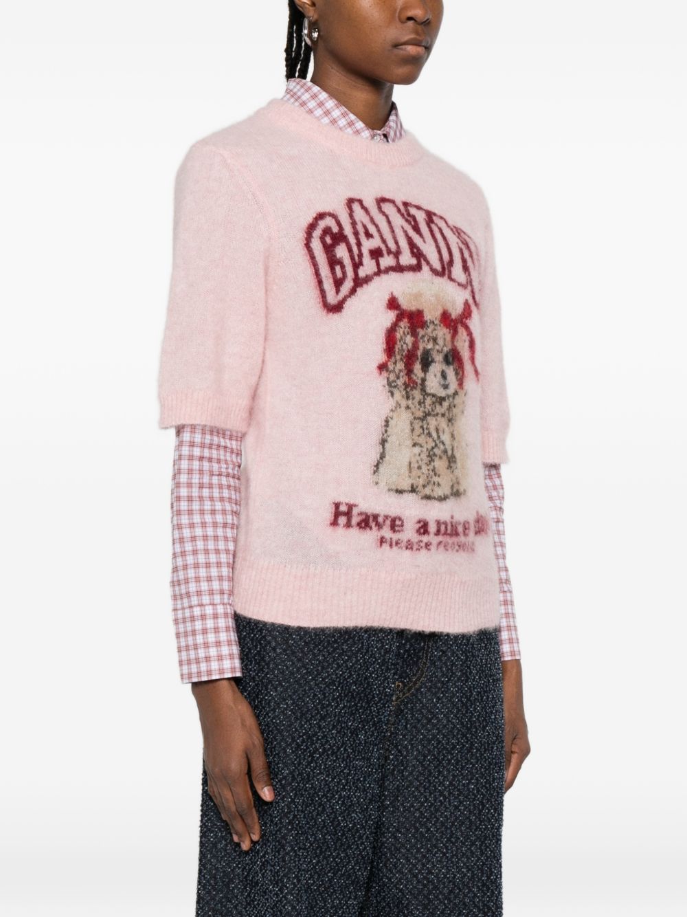 Ganni T-shirts and Polos - Light and natural | d3245a682fb41711a0179e10aedac95a71450c1e