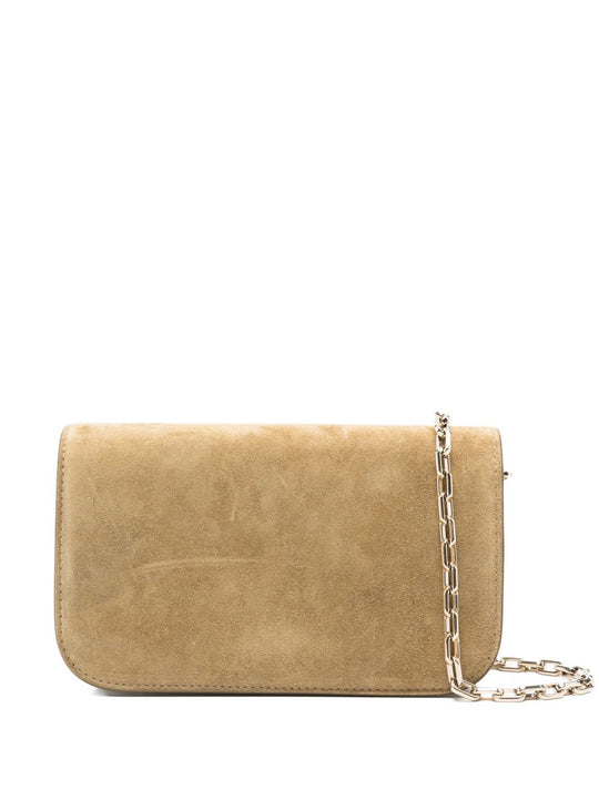 Paloma Suede Leather Clutch