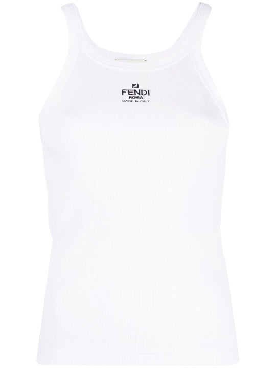 Logo Cotton Tank Top