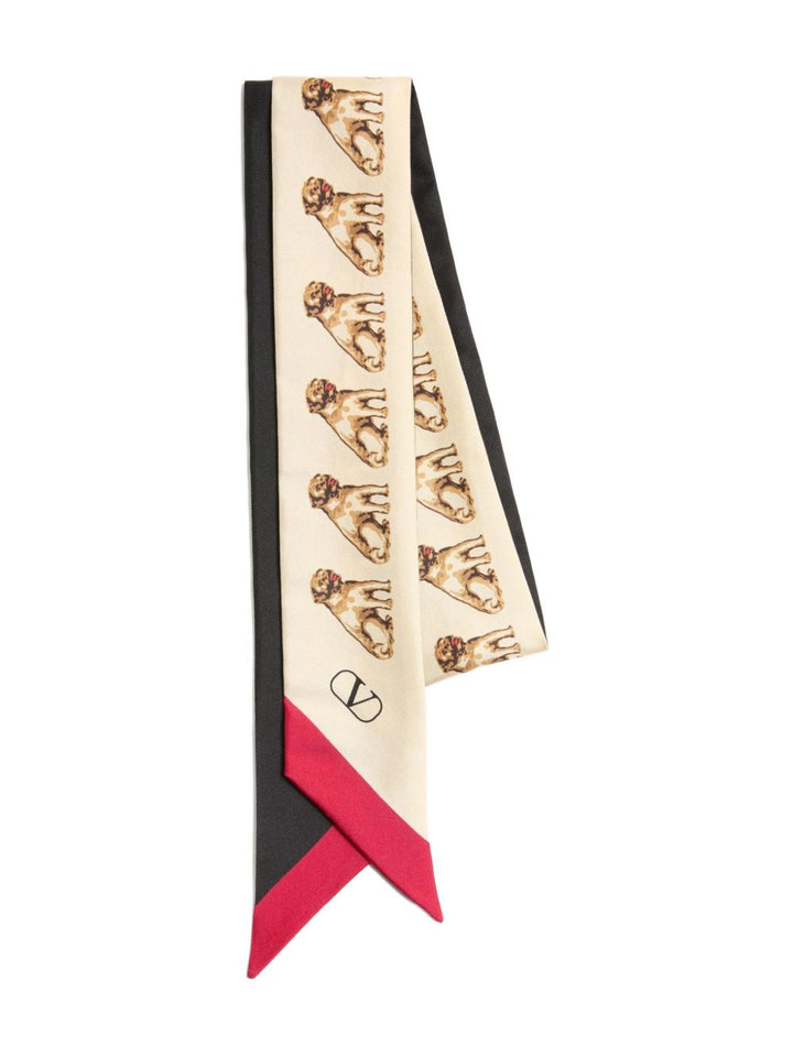 Valentino Garavani Scarfs - Blacks and greys | c7e87d3ee997f1a5b9feac17951e3cc0c2e80ec5