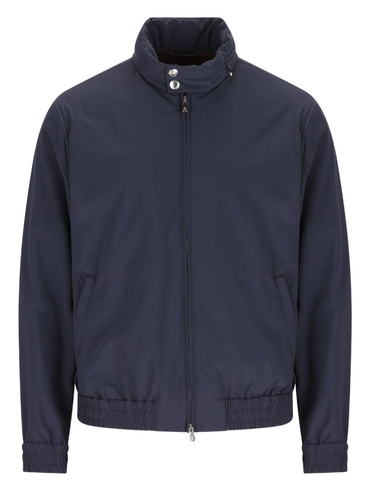 Brunello Cucinelli Coats - Blue and green | 882597f0e768f8078886df9ba4cdc3d565610c9e