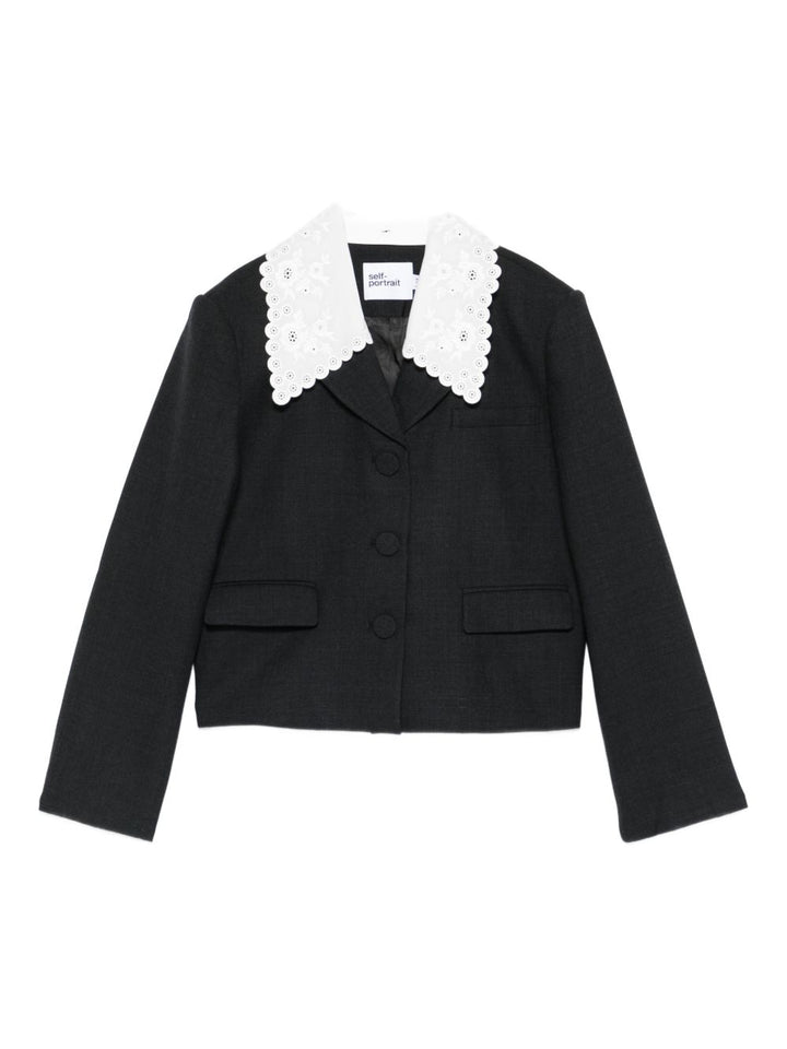 Self-Portrait Jackets - Blacks and greys | 14790b9939ecb1528e412c9e8c9f4952e5e83ca5