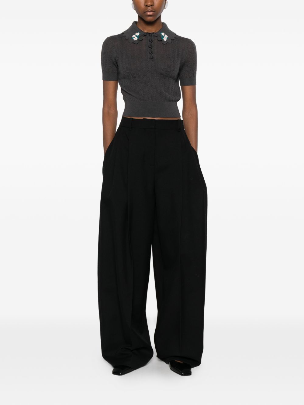 Self-Portrait T-shirts and Polos - Blacks and greys | bb9b486e590b2b625281f09af78f323d8120b462