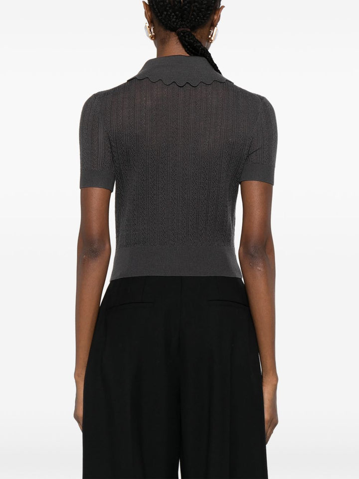 Self-Portrait T-shirts and Polos - Blacks and greys | ed2a60a5f3b7bdd040f5372073713593bd017878