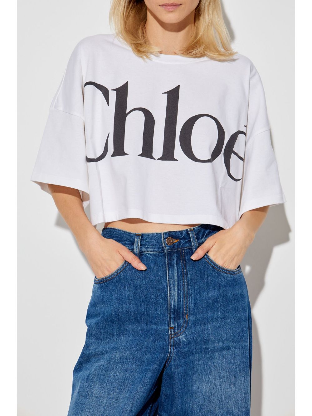 Chloè T-shirts and Polos - Light and natural | f670e766d260d53a573ad5004bb3f0921dfb830b