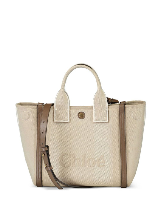 Chloé Carry Small Canvas Tote