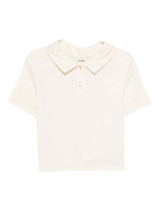 Jasna Silk Polo Shirt