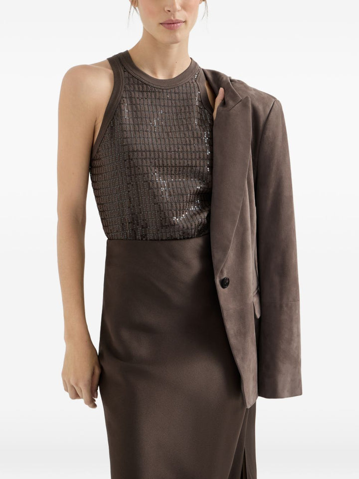 Brunello Cucinelli Top - Marrone | c590c4c9988f5dc28b9f0fa230d1a63b6b6f8386