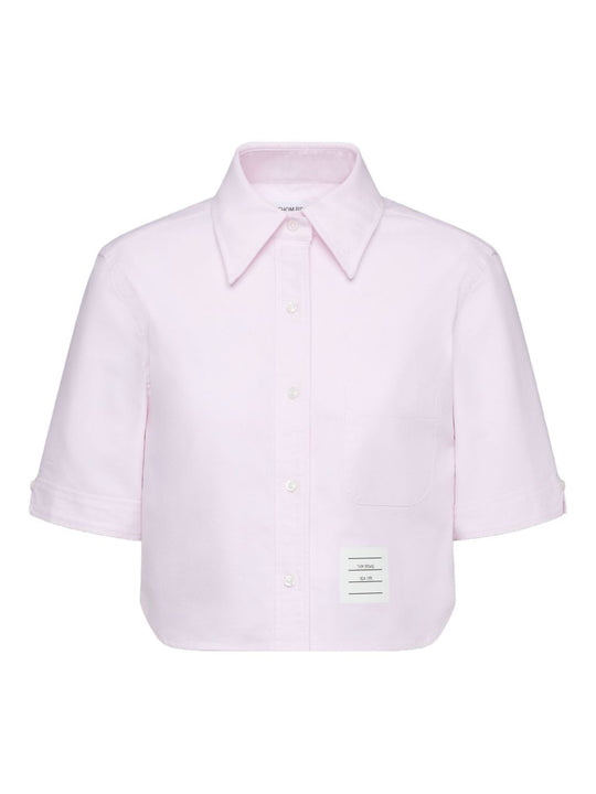 Cotton Cropped Shirt