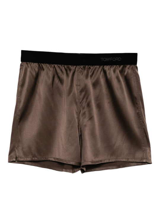 Silk Pajama Shorts