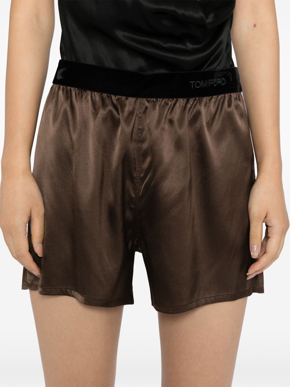 Tom Ford Shorts - Marrone | f1a5942f7d5b3fe39c1c776130318ec93233727c