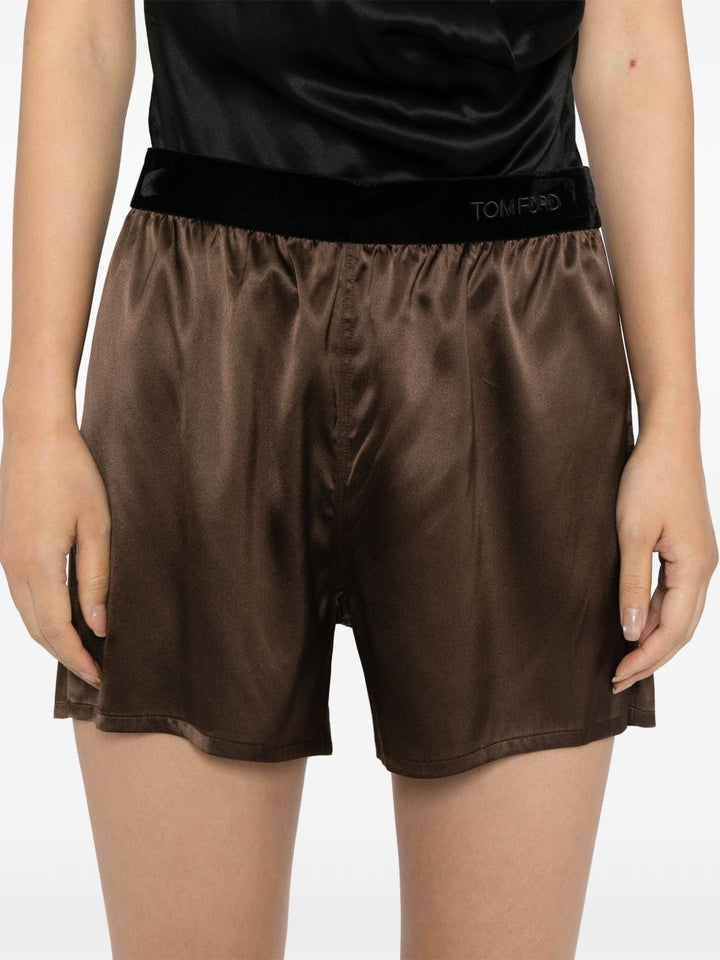 Tom Ford Shorts - Marrone | f1a5942f7d5b3fe39c1c776130318ec93233727c