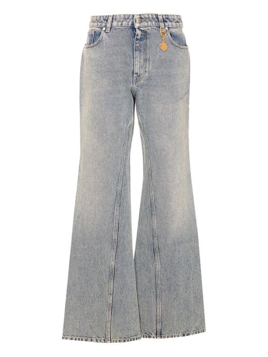Flared Leg Denim Jeans