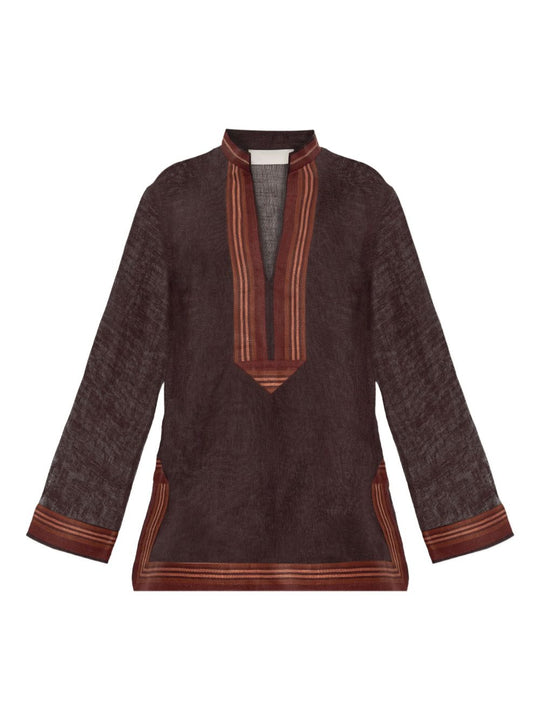 Linen Striped Tunic