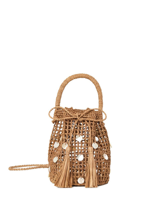 Precious Moments Rafia Bucket Bag