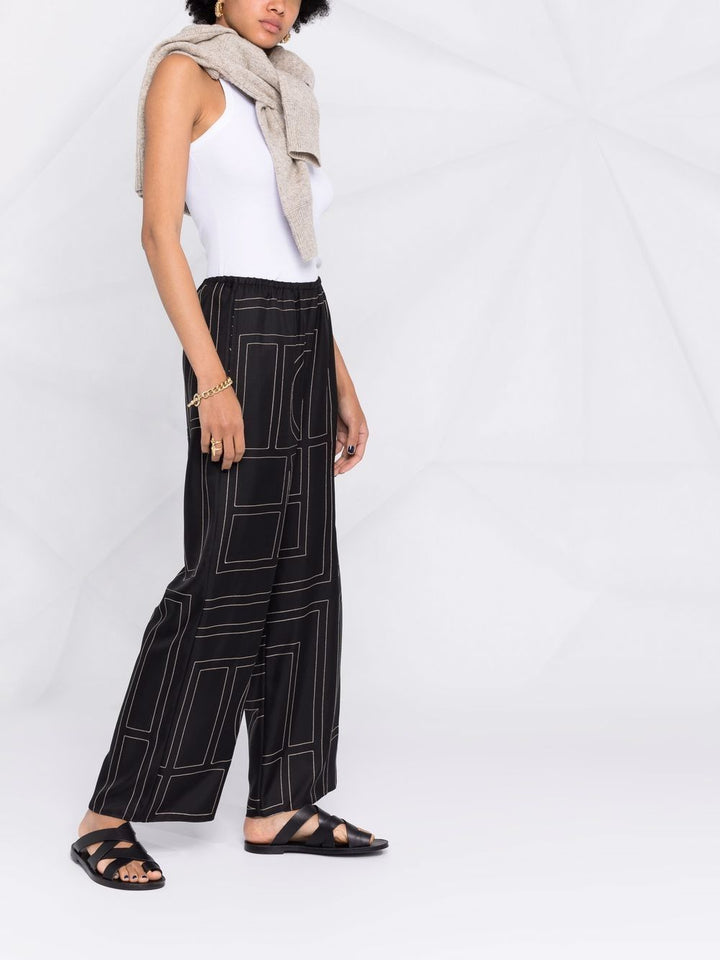 Toteme Pre Trousers - Blacks and greys | 310afc3a4e9308a91f2ad0aa12cf81070fbeb0f9