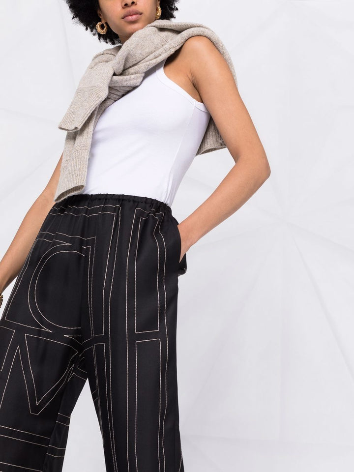 Toteme Pre Trousers - Blacks and greys | 7028ebc4d57ca6cdb39278cbda27bc5ca15d868b