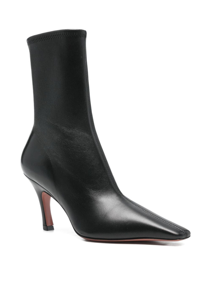 Amina Muaddi Boots - Blacks and greys | a4d1b5b806a27943b58a52033e6eab8da2ec3ba3