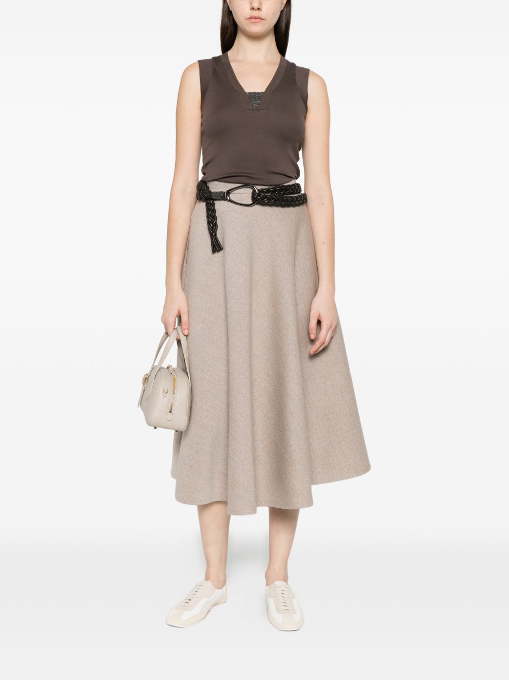 Brunello Cucinelli Top - Marrone | c59066619bfb6bffe75aacb8fba60a6d84b69a20