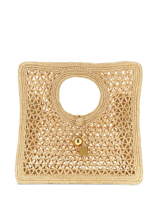 Le Petit Carre Spiaggia Rafia Handbag