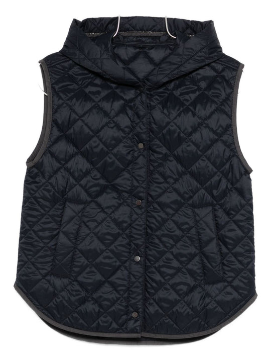 Quilted Nylon Down Vest