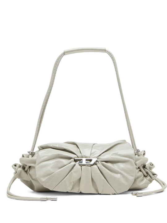 Scrunch Leather Shoulder Bag