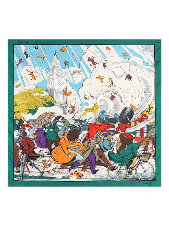 Printed Silk Foulard