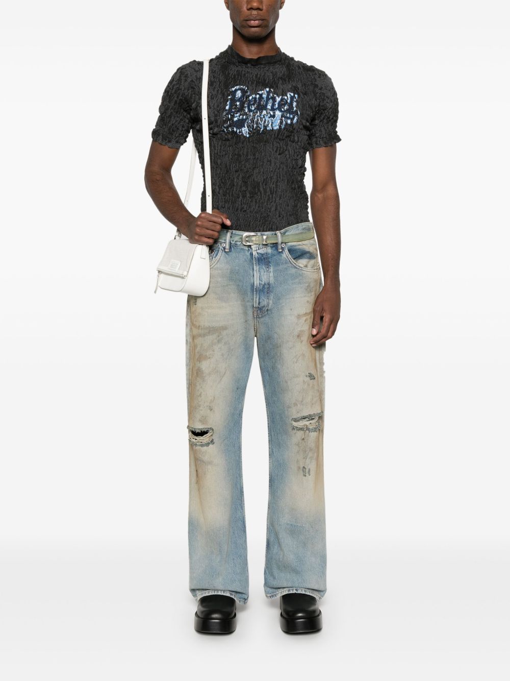 Acne Studios Jeans - Blue and green | 59c33b6cf21b0651fcd85e10ed30c011b0c47f05