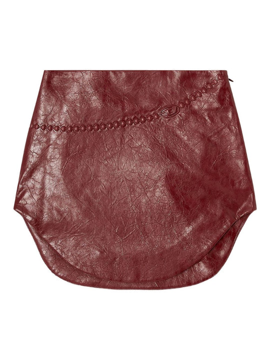Faux Leather Mini Skirt