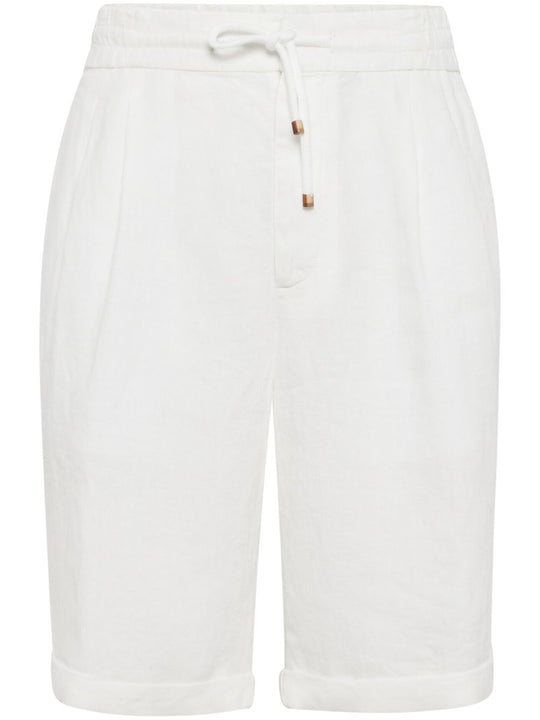 Linen Bermuda Shorts