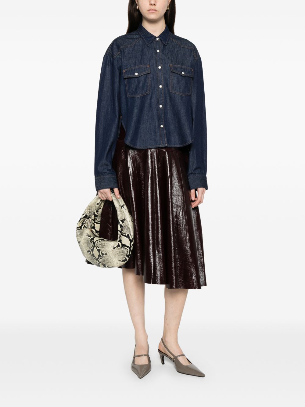 Khaite Shirts - Blue and green | b35371c870febd70f0929a6c8aa1a49271c33a69