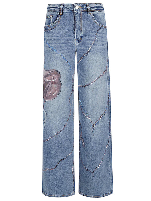 Jeans Blue And Green