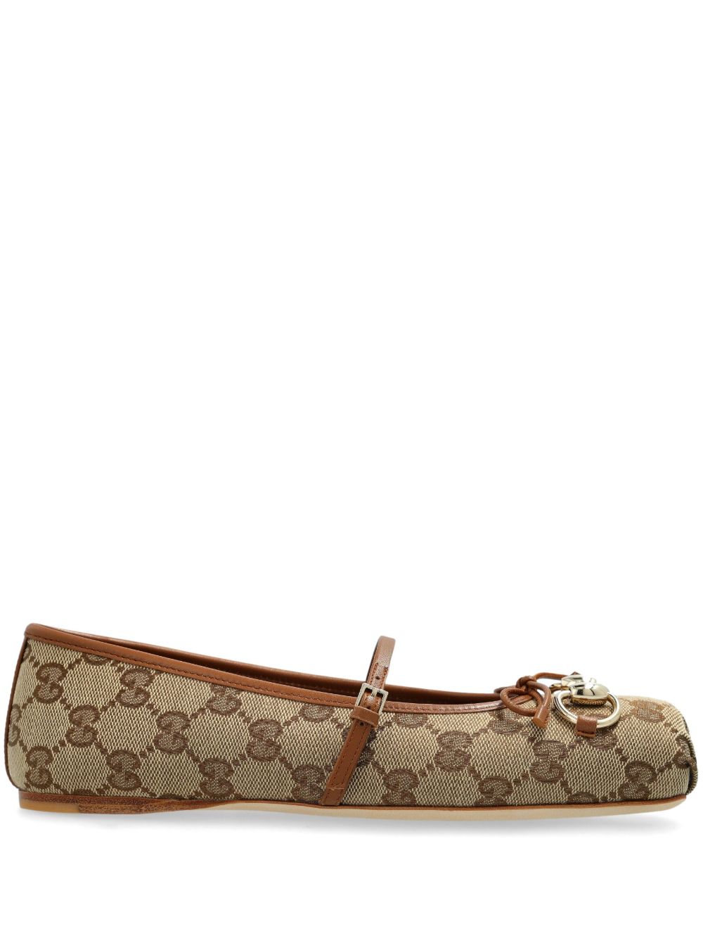 Gucci Flat shoes - Marrone | 4ff9074effcb18483244477ffc355f8c0666ec01