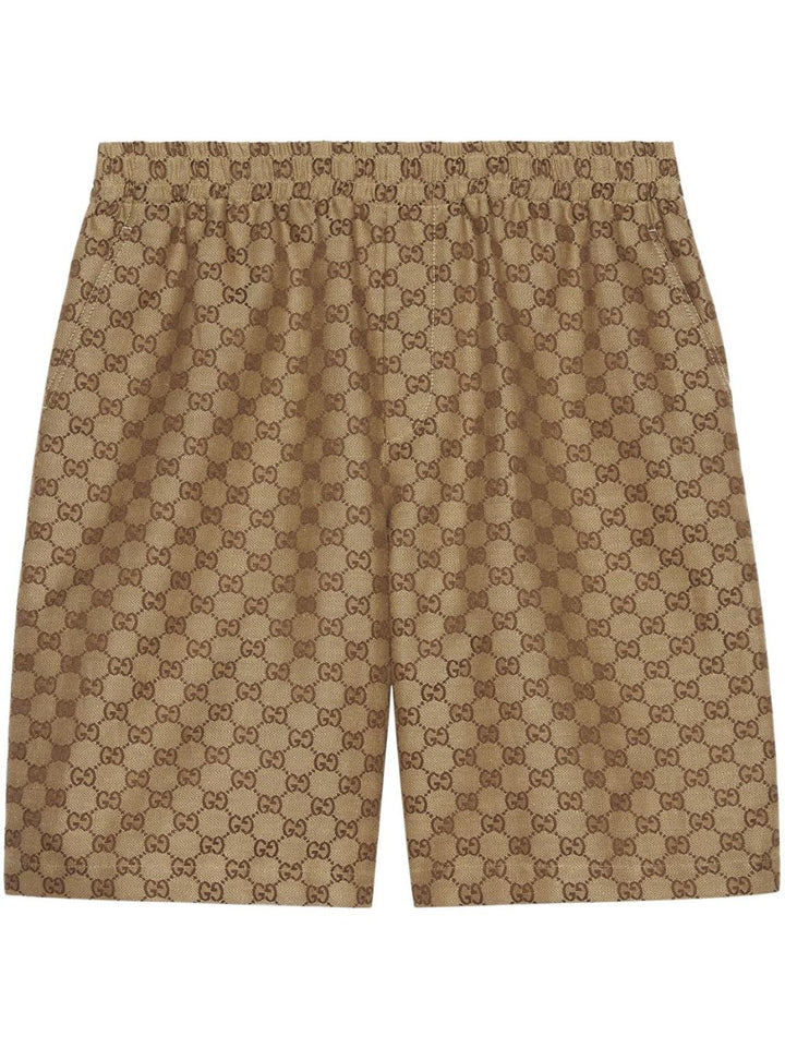 Gucci Shorts - Marrone | eef32f2769e8b67c4fe0ecea7ab592090ff96c29