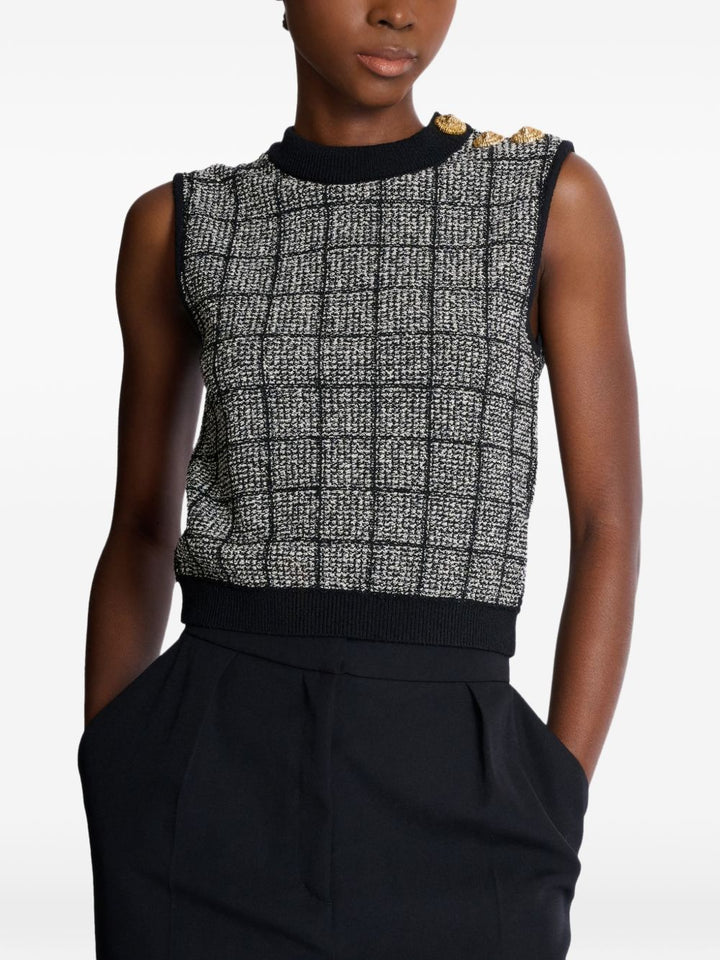 Balmain Top - Blacks and greys | ed751b7c4b085e3926c6a547ee1a5f3dffecabfc