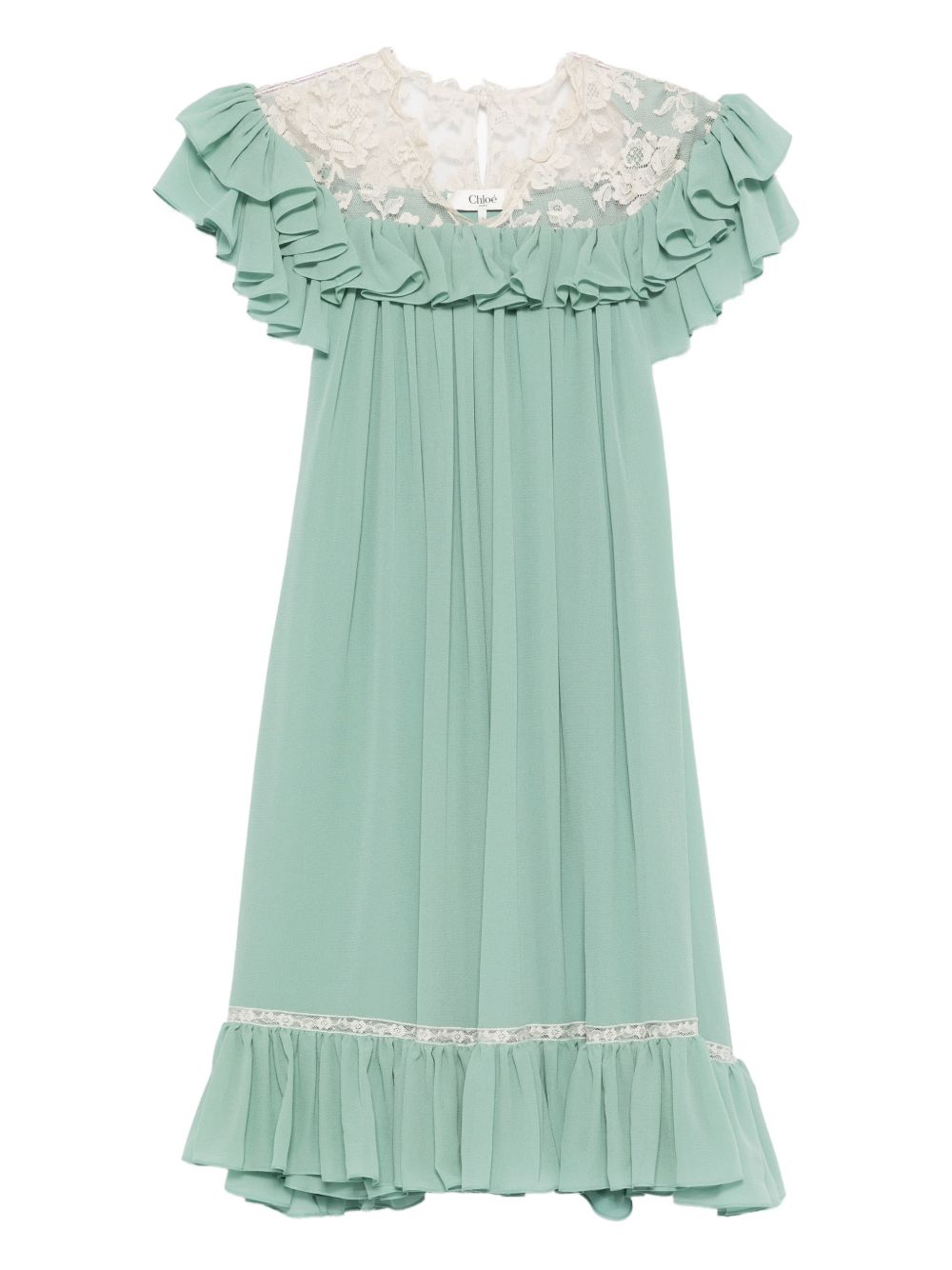 Chloè Dresses - Blue and green | d574bf0cd43399edde2016b895bf06a786d43f1f